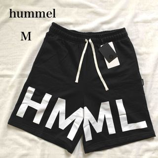 ヒュンメル(hummel)の【新品】hummelヒュンメル　メンズ　スウェットハーフパンツ　ショート　黒(ショートパンツ)