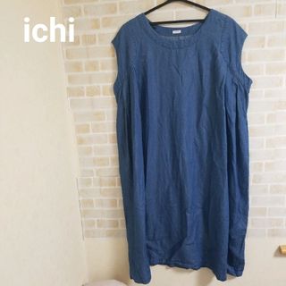 【本日削除/最終値下】ichi ノースリーブワンピース