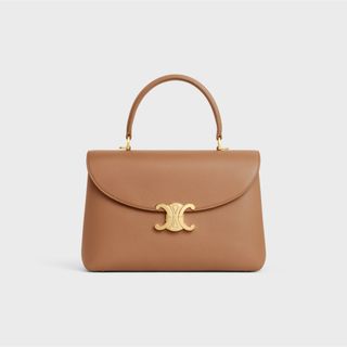 セリーヌ(celine)の新品 CELINE セリーヌ ミディアム ハンドバッグ トリオンフ ブロンズ(ハンドバッグ)