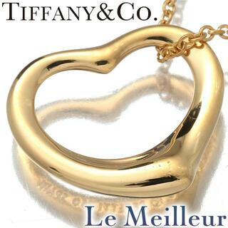 ティファニー(Tiffany & Co.)のティファニー TIFFANY&Co. エルサ・ペレッティ Elsa Peretti オープンハート ペンダント  750 新品仕上げ(ネックレス)
