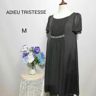 アデュートリステス(ADIEU TRISTESSE)のアデュートリステスリュクス　極上美品　ドレス　ワンピース　パーティー　М(ナイトドレス)
