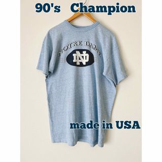 チャンピオン(Champion)の90's 古着　champion Tシャツ　カレッジTシャツ　USA製(Tシャツ/カットソー(半袖/袖なし))