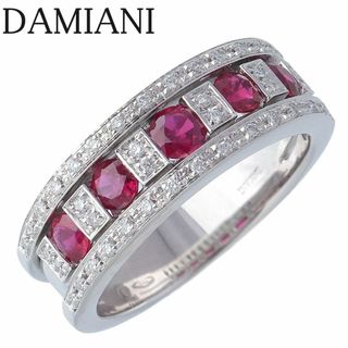 ダミアーニ ベルエポック リング ルビー ダイヤ 13号 750WG 新品仕上げ済 DAMIANI【17052】