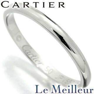 カルティエ(Cartier)のカルティエ 1895 ウェディング リング 指輪  Pt950 10号 Cartier  中古 プレラブド 返品OK(リング(指輪))