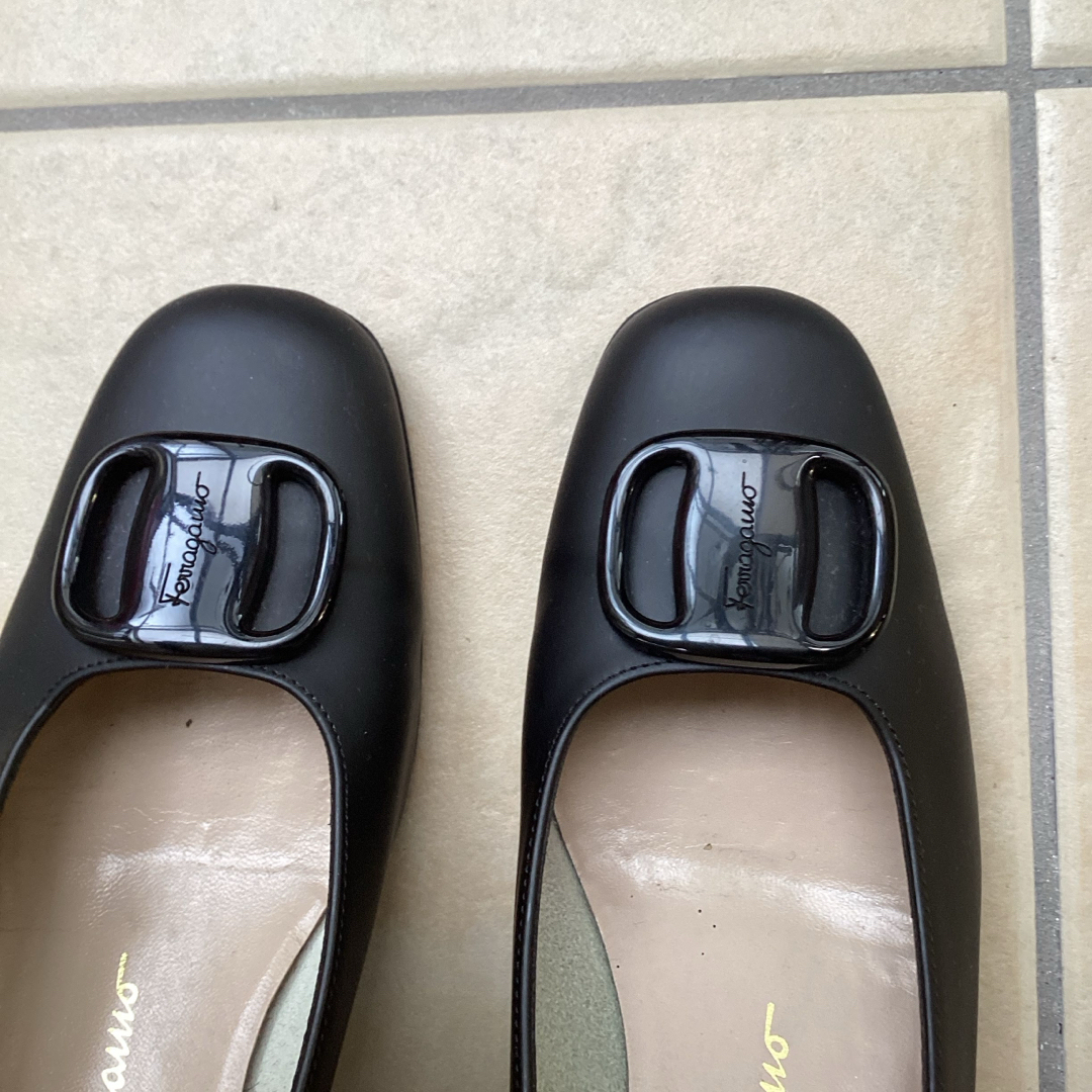 Salvatore Ferragamo - フェラガモ パンプス ブラック 23.5cm made in Salvatore Ferragamo - フェラガモ パンプス ブラック 23.5cm made in