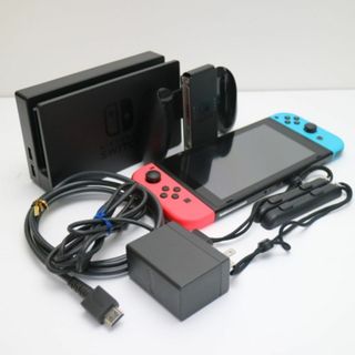 ニンテンドースイッチ(Nintendo Switch)の良品中古 Nintendo Switch ネオンブルーネオンレッド M555(家庭用ゲーム機本体)