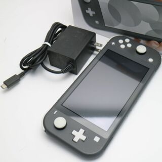 ニンテンドースイッチ(Nintendo Switch)の超美品 Nintendo Switch Lite グレー M555(携帯用ゲーム機本体)