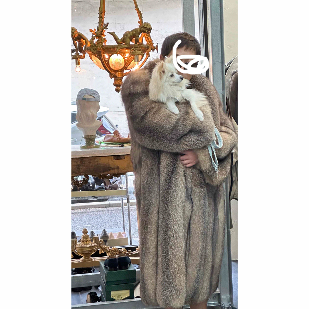 sagafurs - men's 毛皮ロングコート🧥13 FOX unisex 新同の sagafurs - men's 毛皮ロングコート🧥13 FOX unisex 新同の