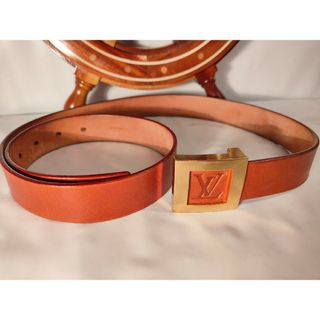 ルイヴィトン(LOUIS VUITTON)の【極上品】ＬＯＵＩＳ ＶＵＩＴＴＯＮ　正規品　高級レザーベルト　ノマドレザー(ベルト)