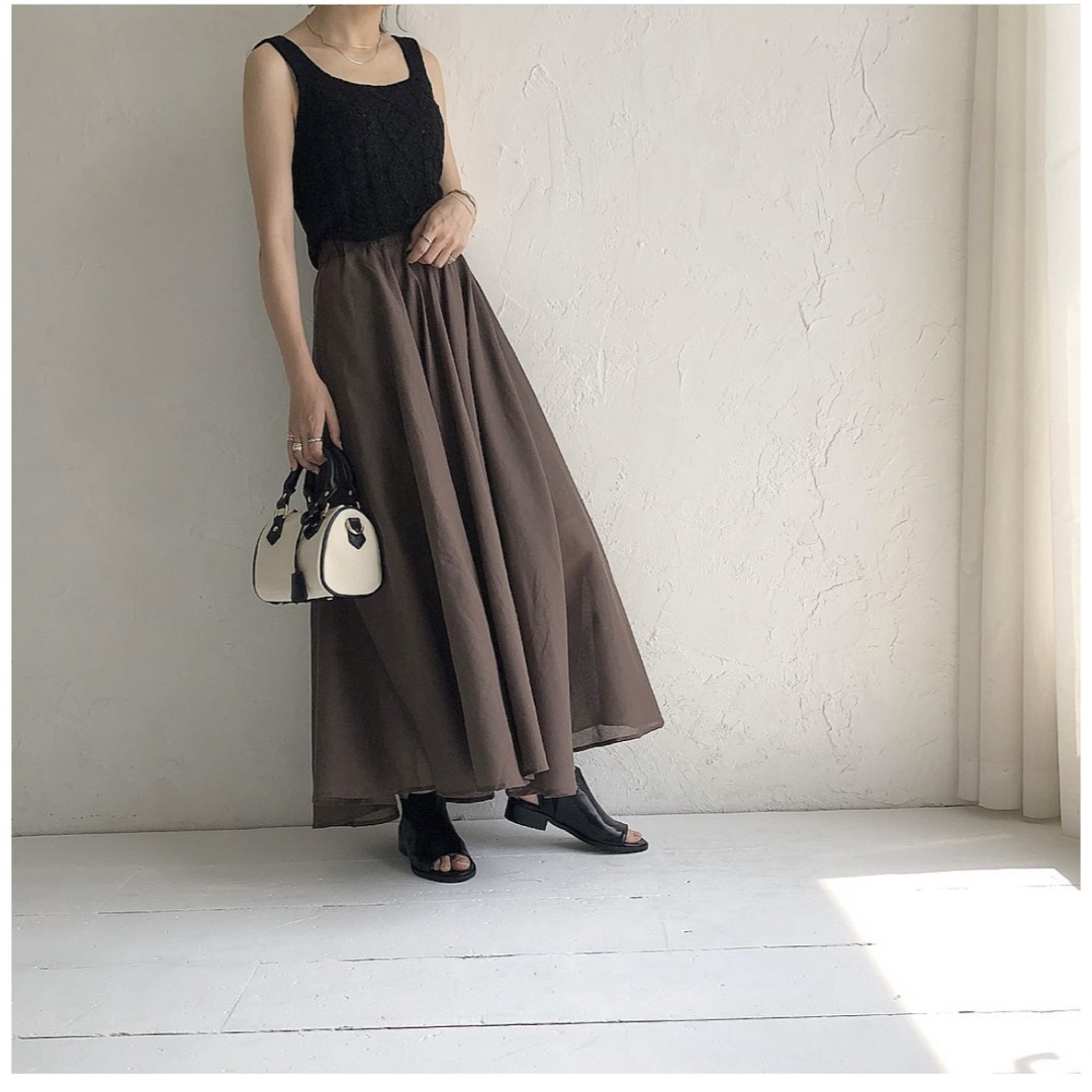 美品◎willfully フレアロングスカート ブラウン brownの通販 by 美品◎willfully フレアロングスカート ブラウン brownの通販 by