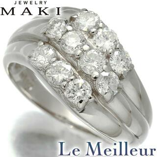 ジュエリーマキ(ジュエリーマキ)のジュエリーマキ リング 指輪 ダイヤモンド 1.02ct Pt850 12号 MAKI  中古 プレラブド 返品OK(リング(指輪))