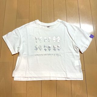 メゾピアノジュニア(mezzo piano junior)のメゾピアノJr 150【極美品】♡オーロラリボン♡(Tシャツ/カットソー)