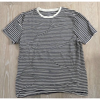 Organic Basics ストライプ Tシャツ XL(Tシャツ/カットソー(半袖/袖なし))