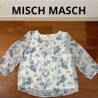 MISCH MASCH - ミッシュマッシュ　シフォンブラウス　七分袖