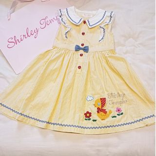 Shirley Temple - 120　あひる　ひよこ　ワンピース　シャーリーテンプル