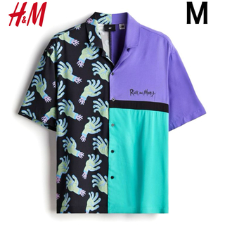H&M - 新品 H&M × リック アンド モーティ コラボ シャツ 半袖 M..