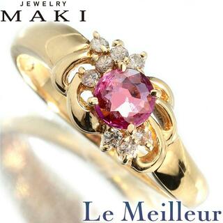 ジュエリーマキ(ジュエリーマキ)のジュエリーマキ Jewelry MAKI デザインリング ルビー 0.32ct ダイヤモンド K18 8号 新品仕上げ(リング(指輪))