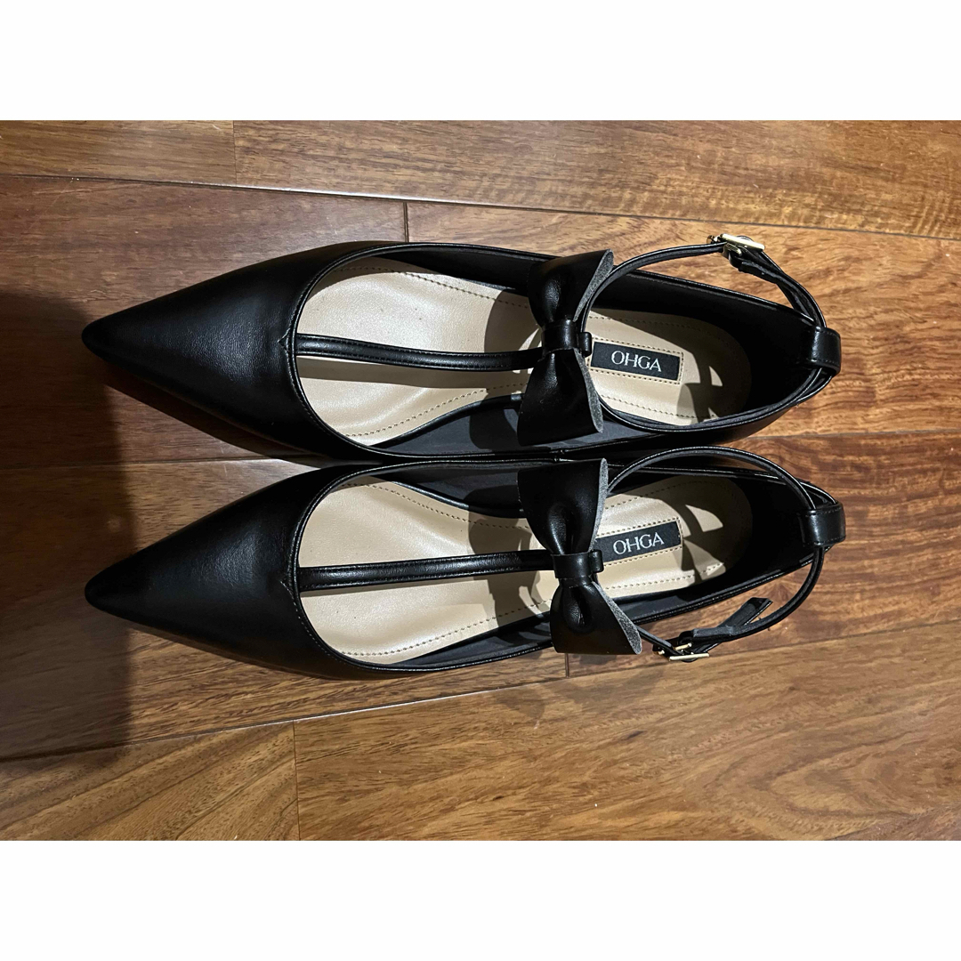 OHGAオーガ T-ANKLEリボンパンプス23.5cm OHGAオーガ T-ANKLEリボンパンプス23.5cm