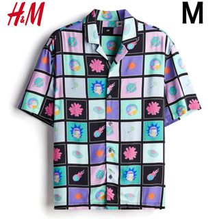 エイチアンドエム(H&M)の新品 H&M × リック アンド モーティ コラボ シャツ 半袖 M.(シャツ)