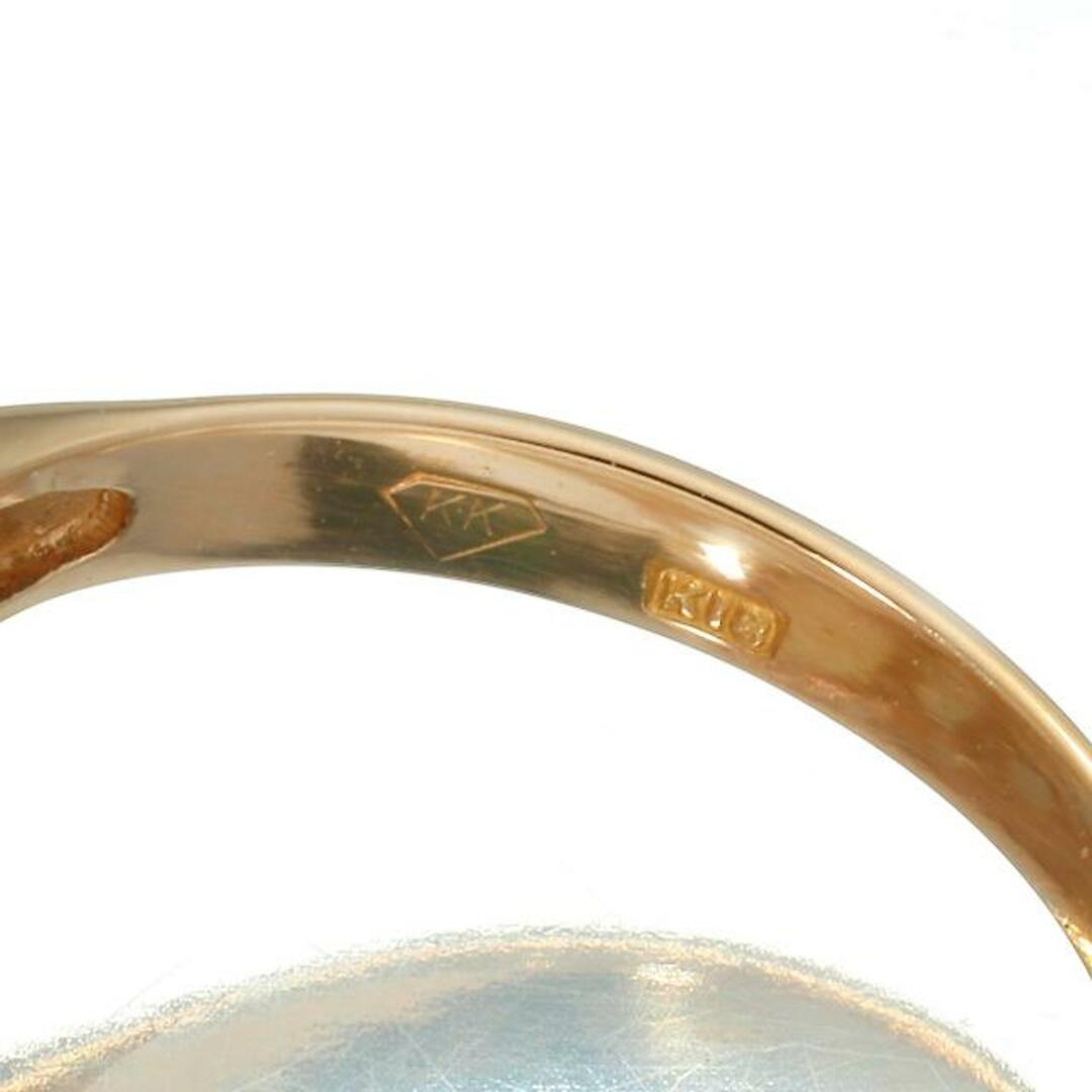 カジタ オープンワークデザインリング 指輪 オパール K18 12号 KAJITA  中古 プレラブド 返品OK レディースのアクセサリー(リング(指輪))の商品写真