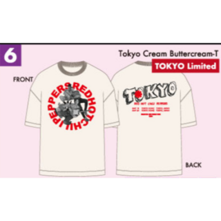 ⑥『東京限定』レッドホットチリペッパーズ東京ドーム2024T-シャツ(XXL)(Tシャツ/カットソー(半袖/袖なし))