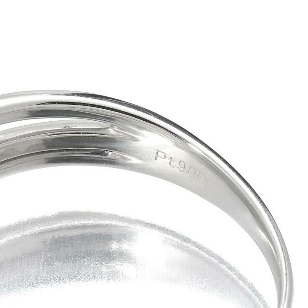 重ねづけ風デザインリング GOOD SIクラス Kカラー ダイヤモンド 0.208ct Pt900 16号 新品仕上げ レディースのアクセサリー(リング(指輪))の商品写真