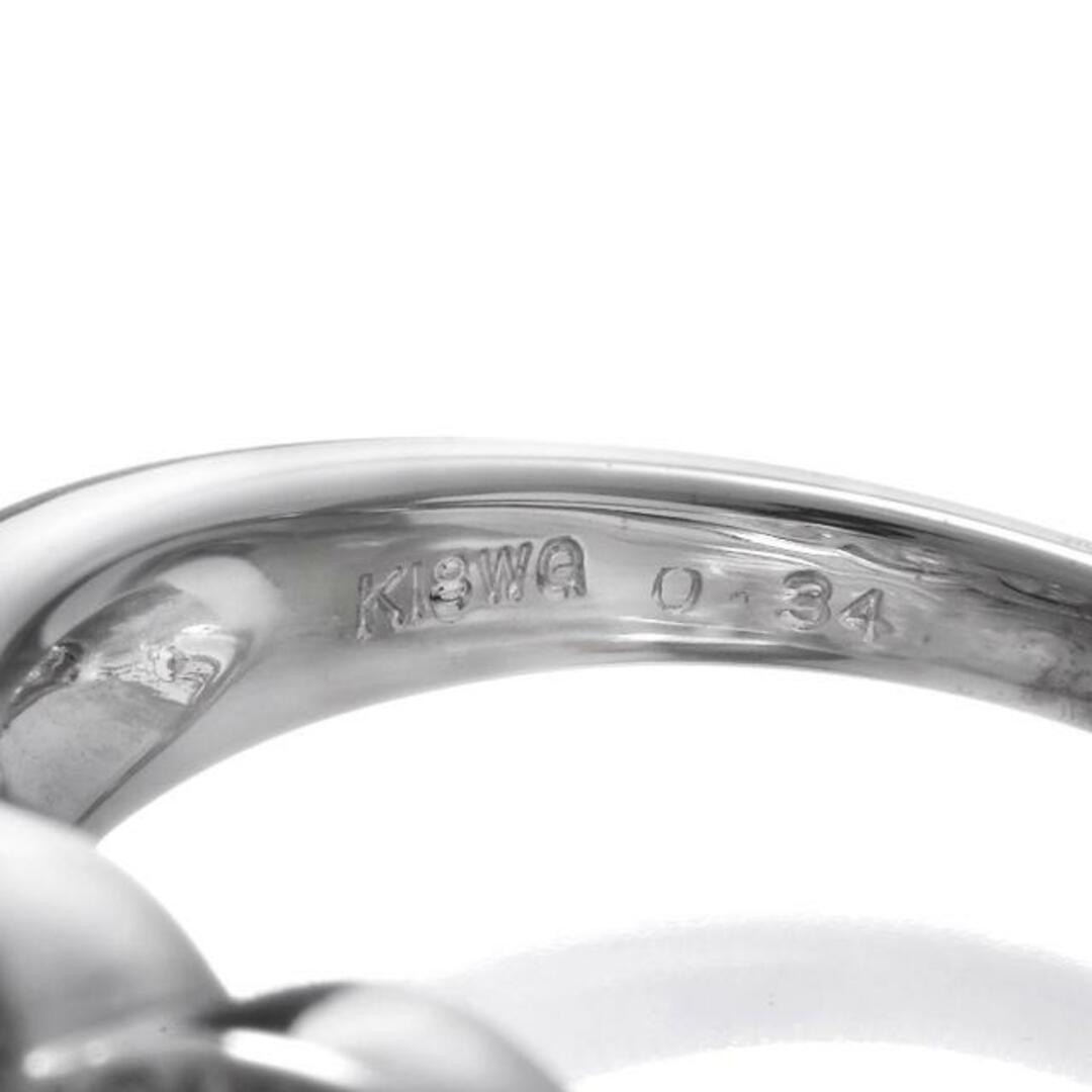 リング 指輪 ダイヤモンド 0.88ct ダイヤモンド 0.34ct K18WG 11号 中古 プレラブド 返品OK レディースのアクセサリー(リング(指輪))の商品写真