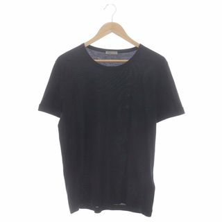 ボッテガヴェネタ(Bottega Veneta)のボッテガヴェネタ シルク コットン混 半袖 カットソー Tシャツ 48 紺(Tシャツ/カットソー(半袖/袖なし))