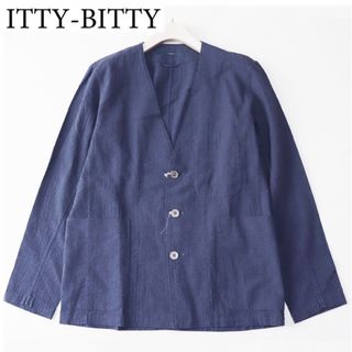 イッティービッティー(ITTY BITTY)の《ITTY BITTY》新品 軽量 春夏 凹凸シアサッカーサマージャケット M(テーラードジャケット)