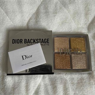 ディオール(Dior)のDIOR バックステージ フェイス グロウ パレット（003 ピュア ゴールド）(フェイスカラー)