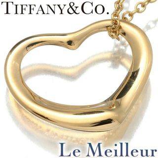 ティファニー(Tiffany & Co.)のティファニー TIFFANY&Co. エルサ・ペレッティ Elsa Peretti オープンハート ペンダント  750 新品仕上げ(ネックレス)