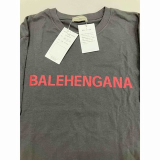 BALEHENGANA バレヘンガナ　シャツ　チャコール　ユニセックス(Tシャツ/カットソー(半袖/袖なし))