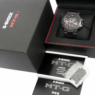 G-SHOCK - 定価159,500円◇CASIO G-SHOCK MTG-B1000XBD-1AJF 電波ソーラー時計 メンズ 腕時計 Bluetooth搭載 取説 余りコマ3 ケース 箱付き