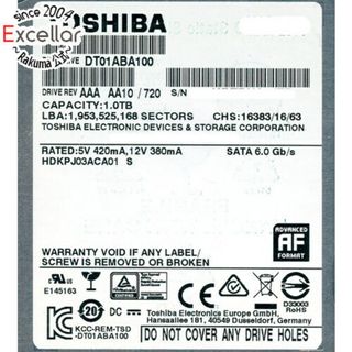 トウシバ(東芝)のTOSHIBA製HDD　DT01ABA100　1TB SATA600 5700(PC周辺機器)