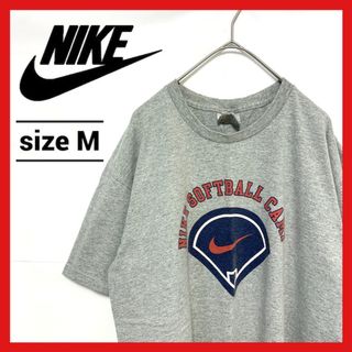 ナイキ(NIKE)の90s 古着 ナイキ Tシャツ ソフトボール ゆるダボ M (Tシャツ/カットソー(半袖/袖なし))