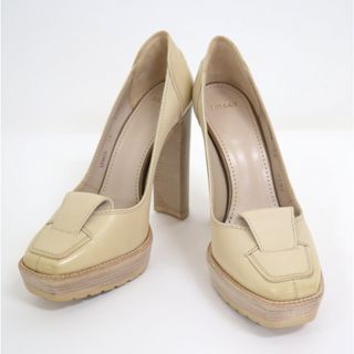 Bally - 【BALLY】バリー パンプス ハイヒール レザー ベージュ #36/kt10574tg