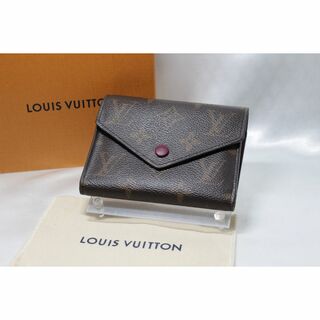 ルイヴィトン(LOUIS VUITTON)の【LOUIS VUITTON】　折りたたみ財布　中古/美品　フューシャピンク(財布)