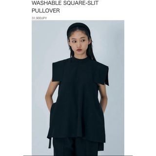 エンフォルド(ENFOLD)のENFOLD WASHABLE SQUARE-SLIT PULLOVER(シャツ/ブラウス(半袖/袖なし))