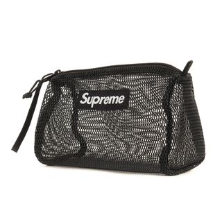 シュプリーム(Supreme)の美品 Supreme シュプリーム 20SS PVC メッシュ ユーティリティ ポーチ Utility Pouch ブラック 黒 ストリート ブランド 小物【メンズ】【中古】(その他)