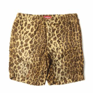 シュプリーム(Supreme)のSupreme シュプリーム パンツ サイズ:32 14SS レオパード柄 フェイクファー ショーツ Fur Belted Short ボトムス ショートパンツ ズボン【メンズ】【中古】(ショートパンツ)