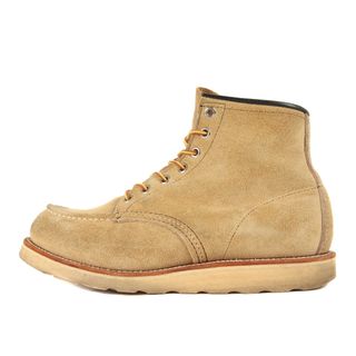 Red Wing レッド ウィング サイズ:US7 E(25.0cm) 90s 四角犬タグ 8173 アイリッシュセッター スウェード ブーツ Irish Setter タンラフアウト シューズ 靴 ワーク【メンズ】【中古】(ブーツ)