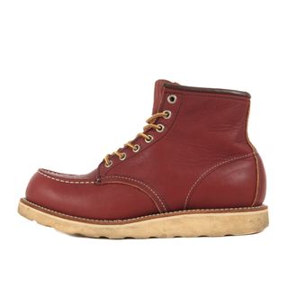 Red Wing レッド ウィング サイズ:US7.5 E(25.5cm) 90s 8875 四角犬タグ アイリッシュセッター モックトゥブーツ 1998年製 /Irish Setter オロラセット(赤茶) シューズ 靴 ワーク【メンズ】【中古】(ブーツ)