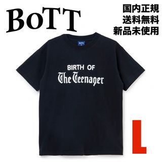 BoTT ボット Godard Tee BLACK Lサイズ(Tシャツ/カットソー(半袖/袖なし))