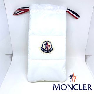 モンクレール(MONCLER)のモンクレール メガネ・サングラス用ソフトケース メガネケース 白(サングラス/メガネ)