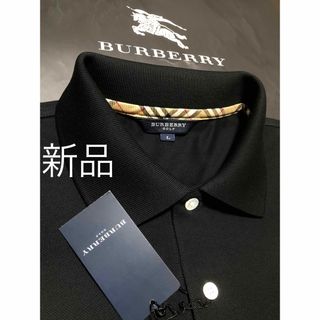 BURBERRY - 新品 L【日本製】バーバリーゴルフ メンズ ポロシャツ 