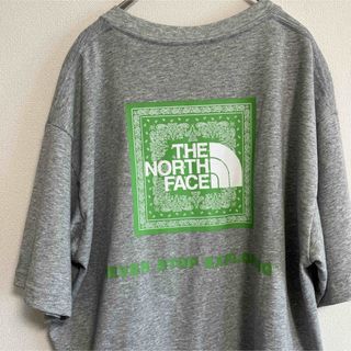 ザノースフェイス(THE NORTH FACE)のノースフェイス　Tシャツ グレー　XL(Tシャツ/カットソー(半袖/袖なし))