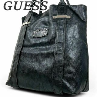 ゲス GUESS トートバッグ ハンドバッグ 黒 ブラック A4収納可 大容量