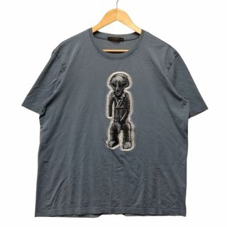 LOUIS VUITTON ルイ・ヴィトン × チャップマン 品番 HBY96W  半袖Ｔシャツ ブルー系 サイズXXL 正規品 / 34433