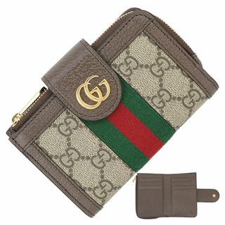 グッチ(Gucci)のグッチ 財布 二つ折り カードケースウォレット オフィディア GGキャンバス サイフ ウォレット 未使用 1110(財布)