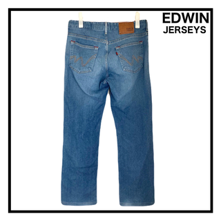 EDWIN - EDWIN JERSEYS　デニムパンツ　ジーンズ　ストレート　コットン　日本製